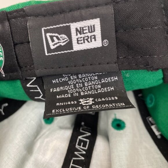 New Era 9Twenty Boston Celtics NBA Hat Green Adjustable Leprechaun Basketball - Picture 6 of 7